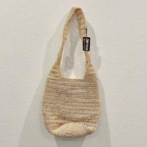 Timmy Woods Shoulder Bag Cream Color New Excellent Condition
